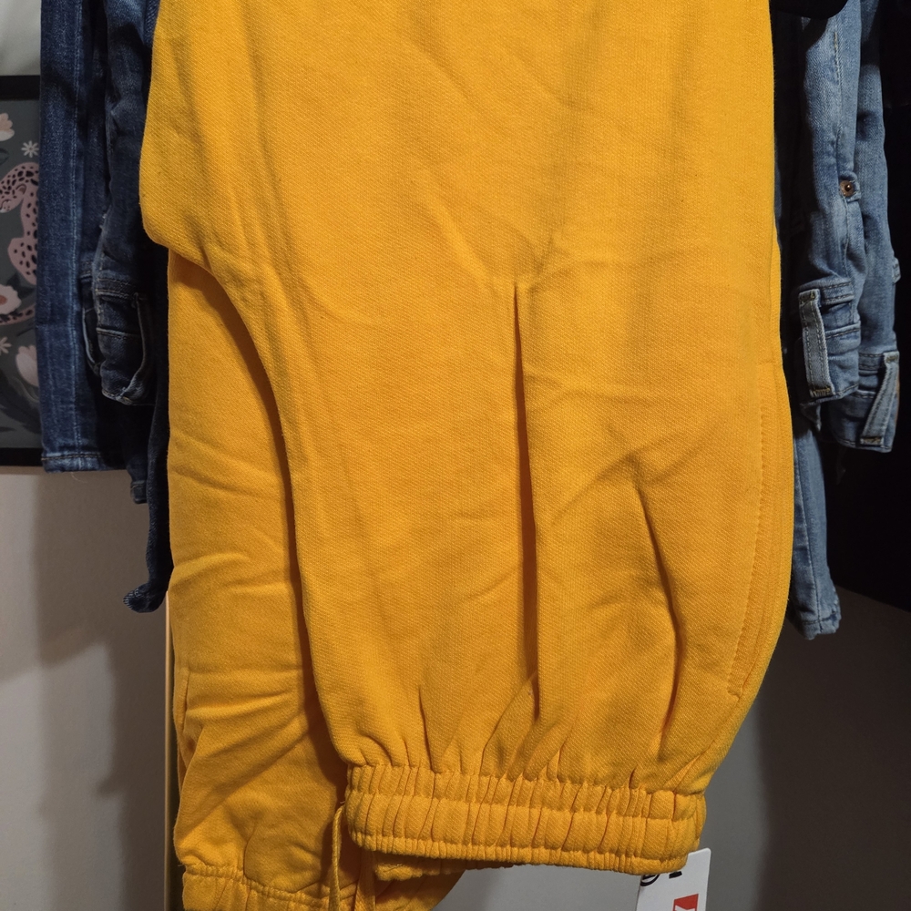 Men's Vibrant Yellow Joggers